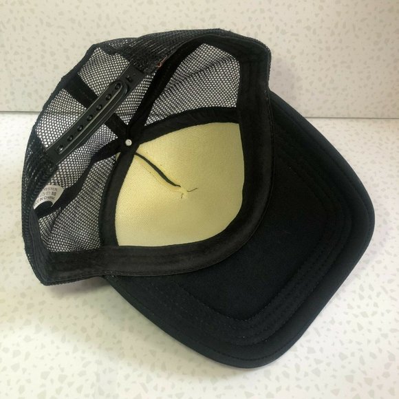 EUC Black "I heart Bahamas" Souvenir Tourist Mesh Snapback Trucker Hat Ball Cap - Picture 5 of 5